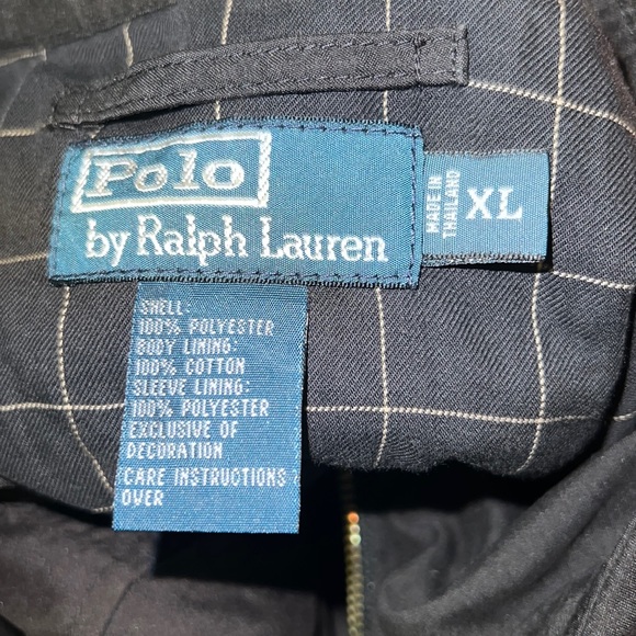 Vintage Polo Ralph Lauren Jacket suede material sz XL/ M - Picture 2 of 5